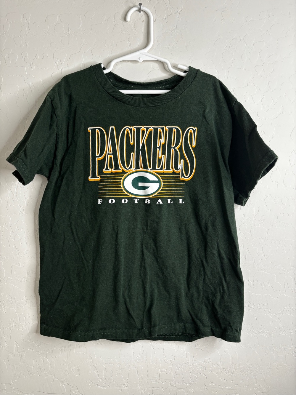 Green Packers Football Short Sleeve Tee - Kids